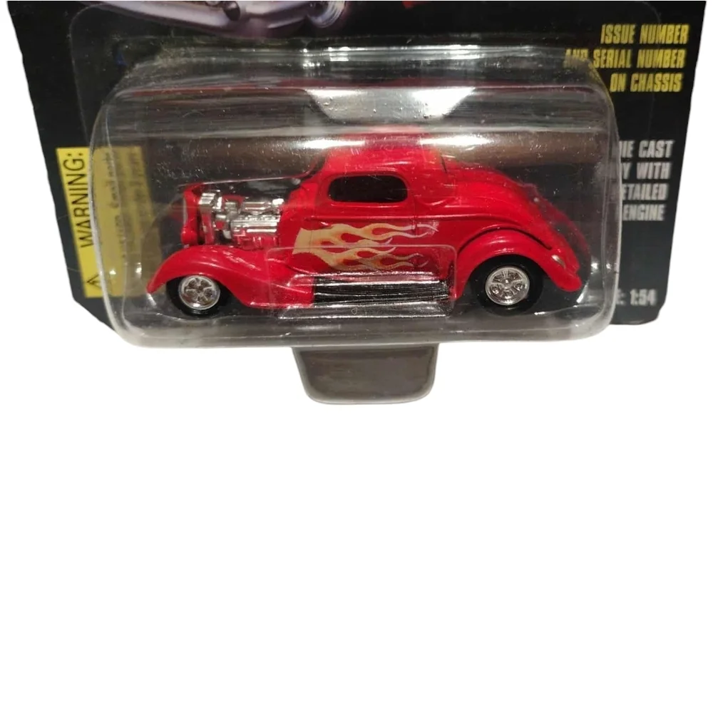 1997 Racing Champions Hot Rod Magazine #97E '34 Ford Coupe (Red w/ Flames)